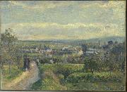 Camille Pissarro Vue de Saint-Ouen-l'Aumone oil painting reproduction
